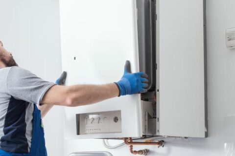 Tankless water heater installation