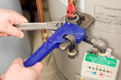 water heater pipe line adjustment