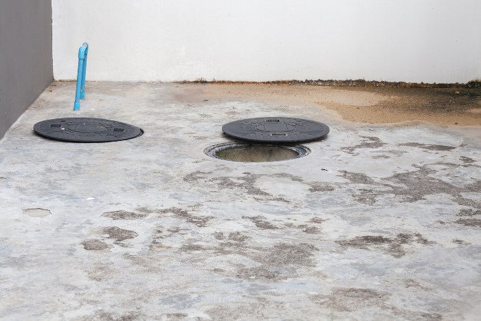 Expert Plumbing Service Professional Performing Maintenance for the Septic System in Illinois 